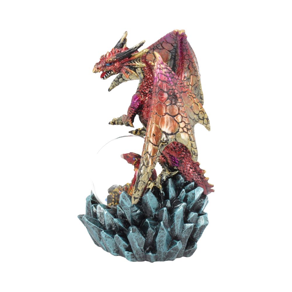 Ruby Oracle Red Dragon Fortune Seer Figurine 18.5cm: 3 - Snow Globes By Gift Moments