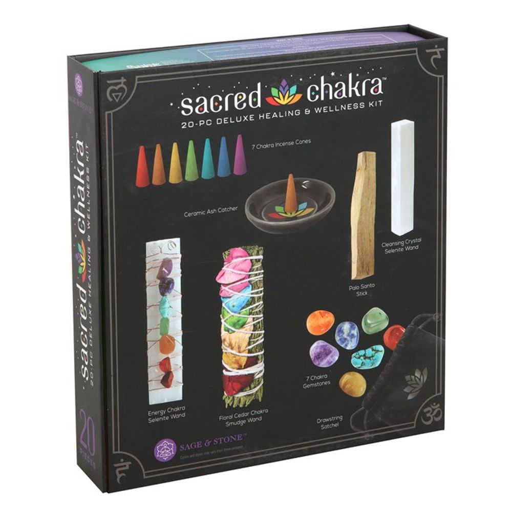 Sacred Chakra Deluxe Healing and Wellness Kit: 3 - Incense Holders By Gift Moments