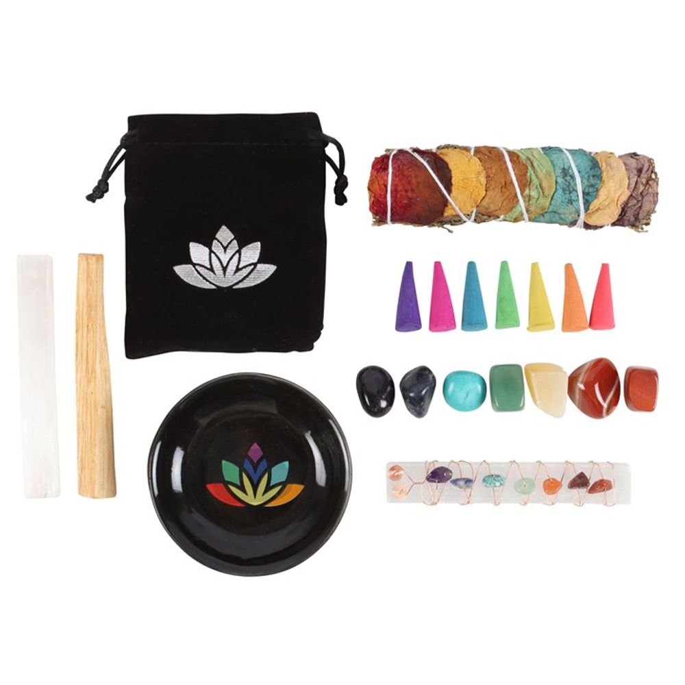 Sacred Chakra Deluxe Healing and Wellness Kit: 5 - Incense Holders By Gift Moments