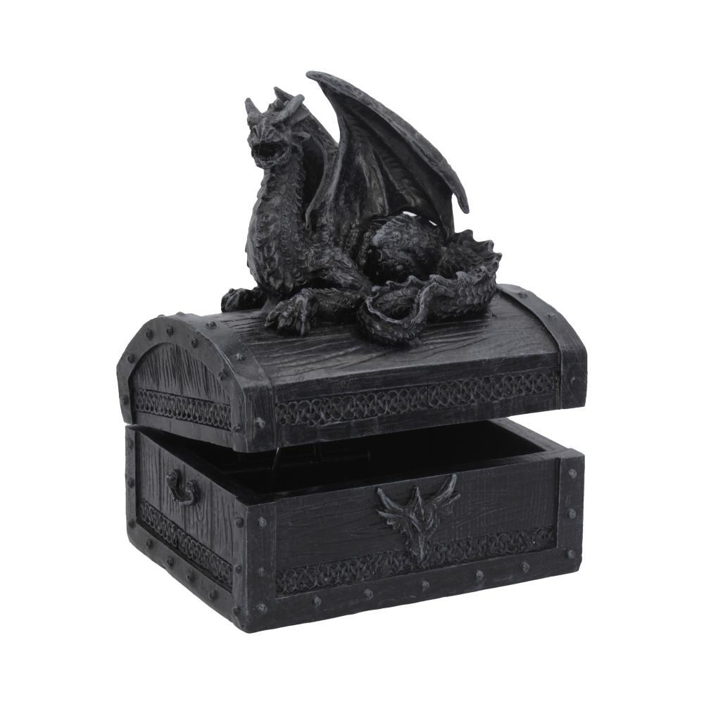 Sacred Keeper Dragon Treasure Chest 14.5cm: 2 - Boxes By Gift Moments
