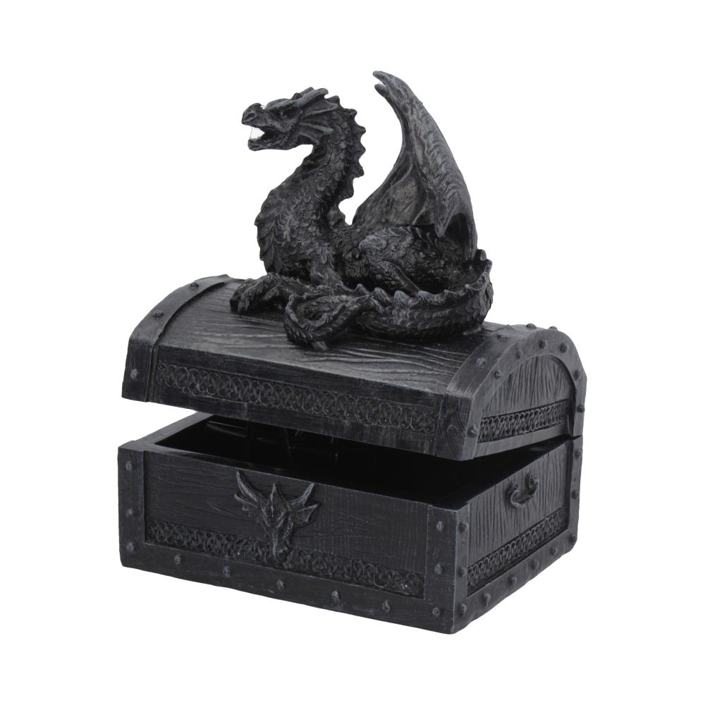 Sacred Keeper Dragon Treasure Chest 14.5cm: 3 - Boxes By Gift Moments