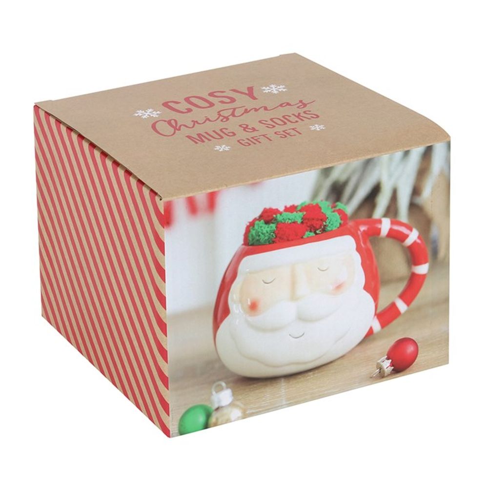 Santa Mug and Socks Set: 5 - Mugs By Gift Moments