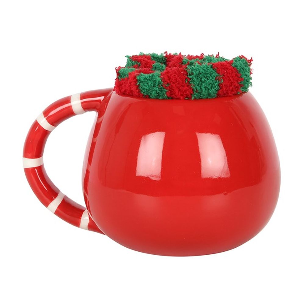 Santa Mug and Socks Set: 3 - Mugs By Gift Moments