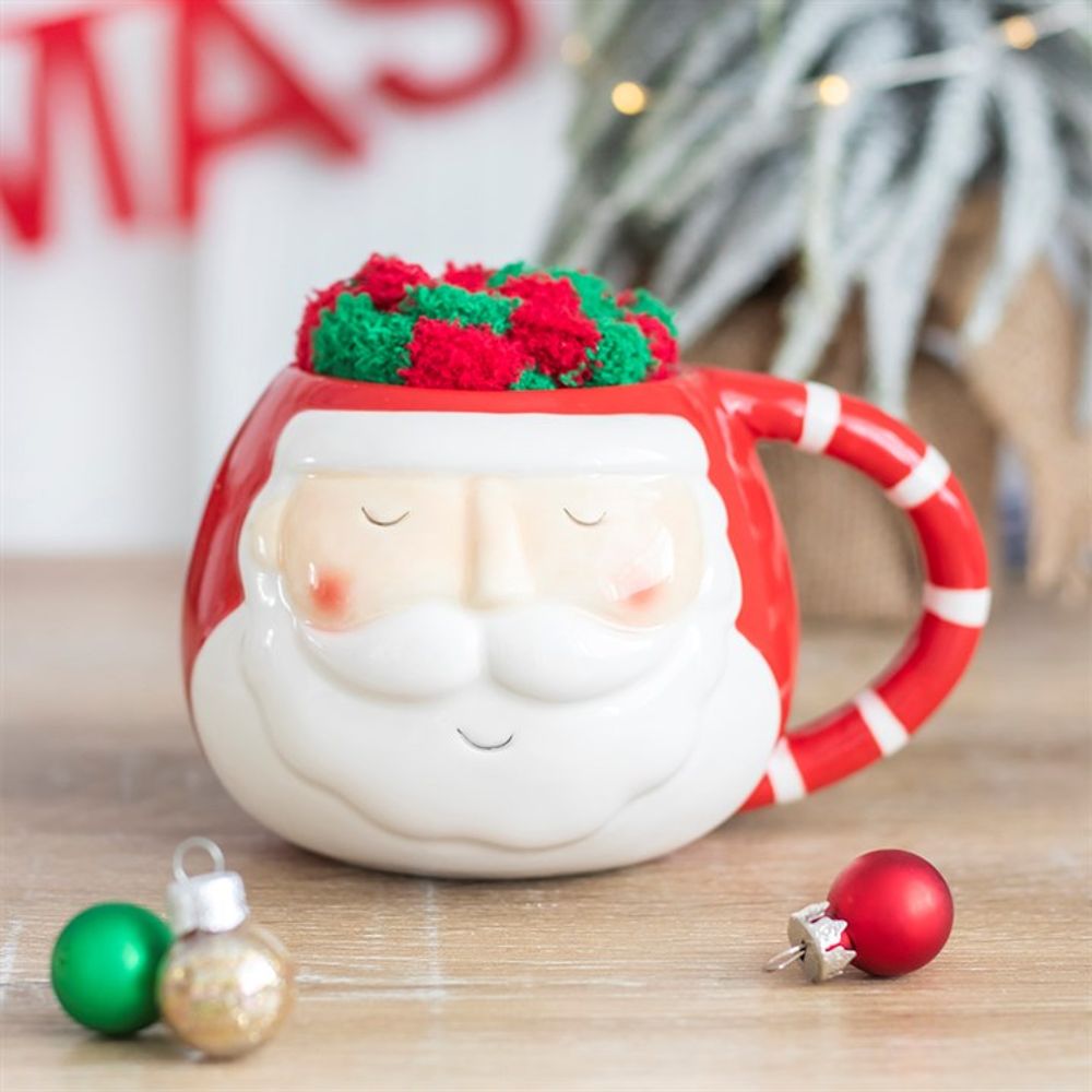 Santa Mug and Socks Set: 1 - Mugs By Gift Moments