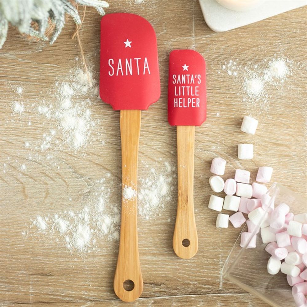 Santa’s Helper Festive Silicone Spatula Set: 1 - By Gift Moments