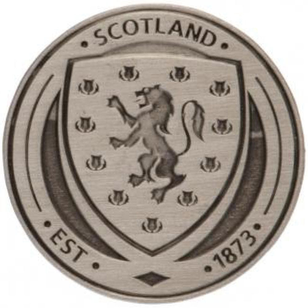 Scottish FA Antique Silver Crest Badge: 1 Accessories By Scotland