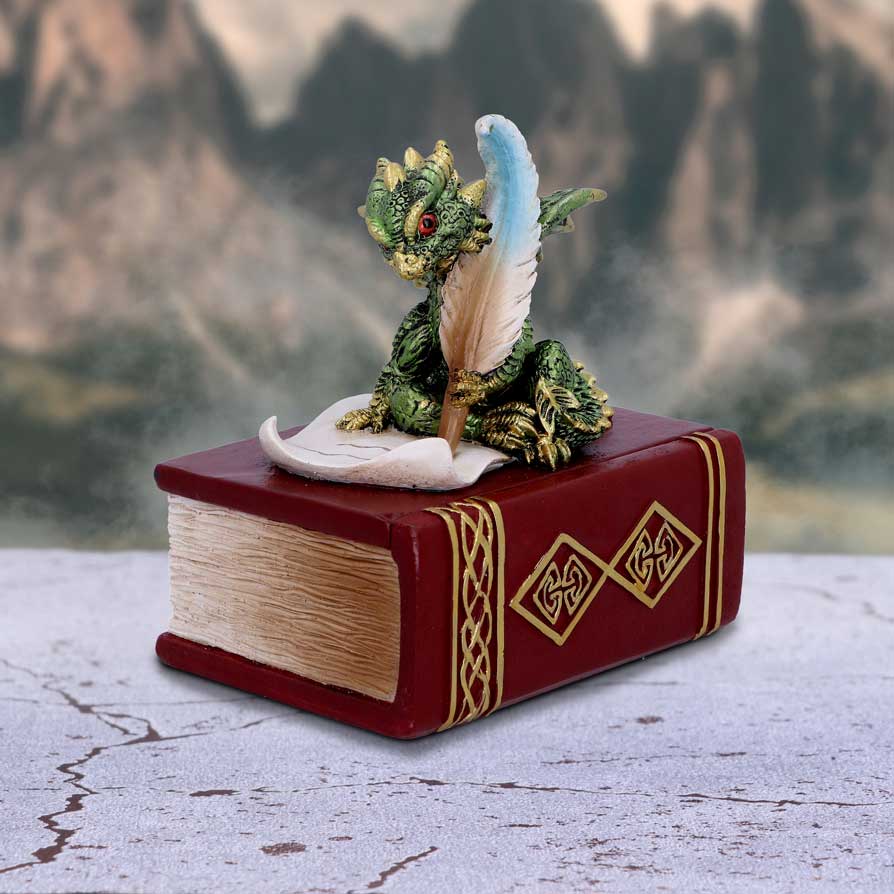 The Scribe Dragon Trinket Box 13.8cm: 1 Boxes By Gift Moments