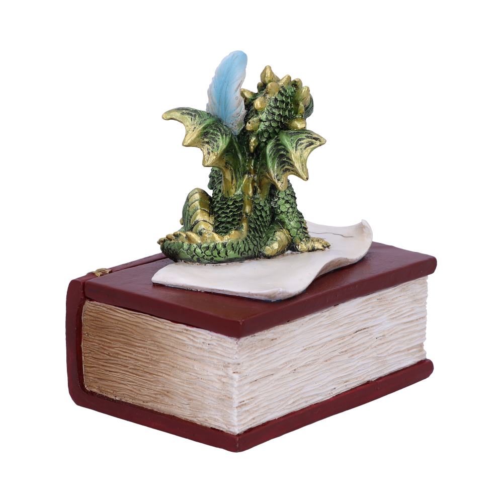 The Scribe Dragon Trinket Box 13.8cm: 4 Boxes By Gift Moments