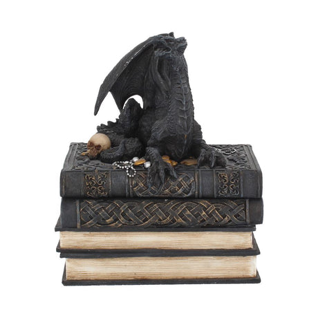 Secrets of the Dragon Box Gothic Skull Books Trinket Box: 2 - Boxes By Gift Moments