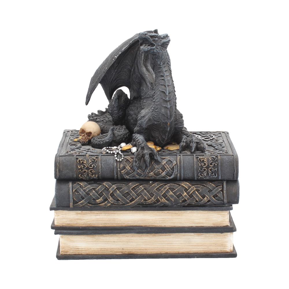 Secrets of the Dragon Box Gothic Skull Books Trinket Box: 3 - Boxes By Gift Moments