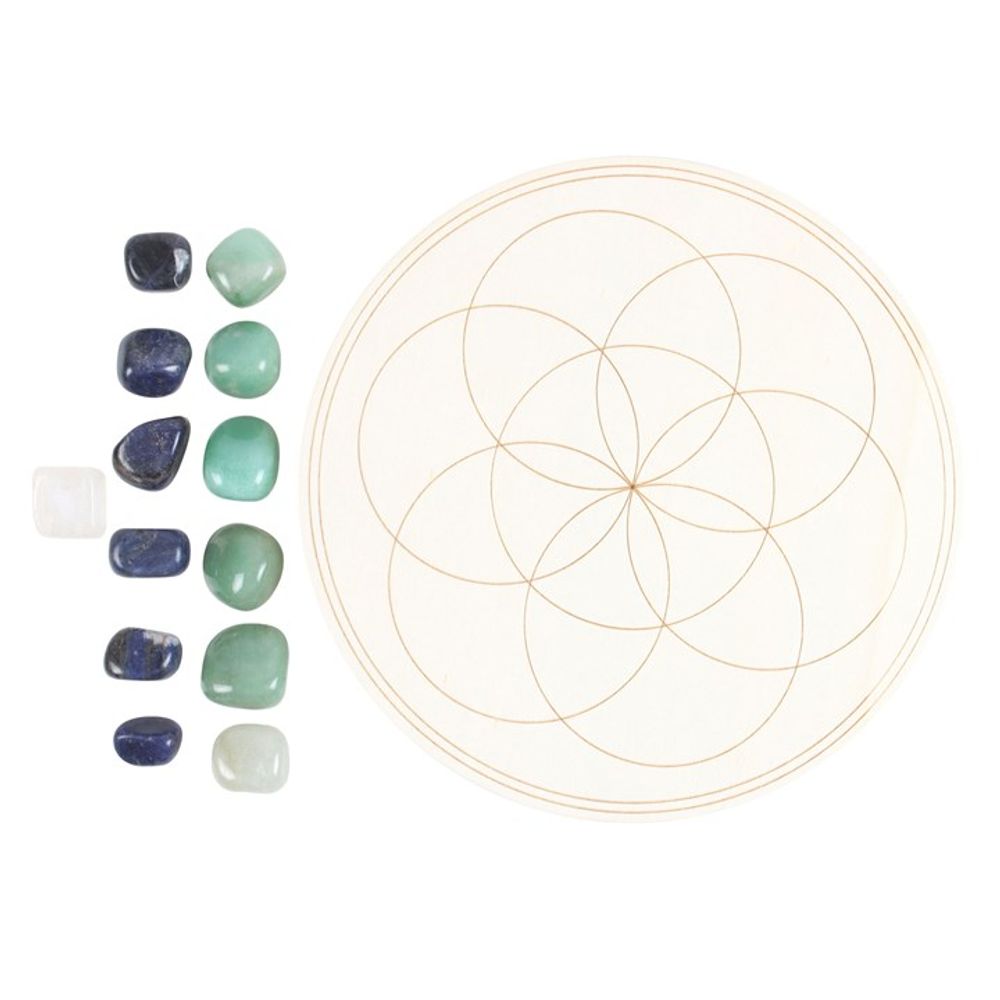 Seed of Life Crystal Grid Set: 3 - By Gift Moments