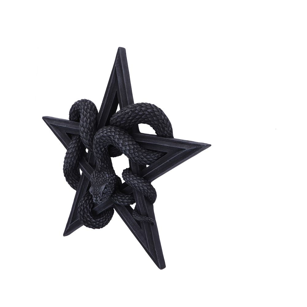 Serpent’s Worship Snake Wall Plaque 24cm: 3 Wall Hanging Sculptures By Gift Moments