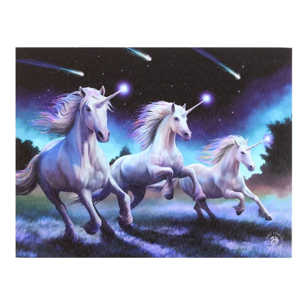 Shooting Stars Canvas Plaque by Anne Stokes: 1 - Wall Art By Gift Moments