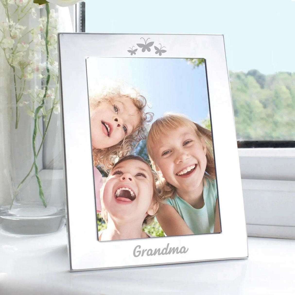 Silver 5x7 Grandma Photo Frame - Shop Photo Frames At Gift Moments - 1