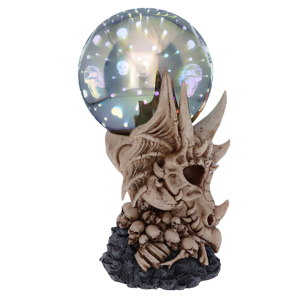 Skeletal Realm Dragon Skull and Light Up Orb Figurine: 5 - Figures & Collectables By Gift Moments