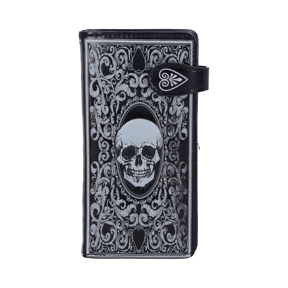 Skull Tarot Card Purse Embossed Wallet: 2 - Purses By Gift Moments