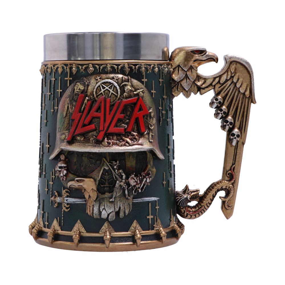Slayer Eagle Helmet Skull Logo Tankard - Shop Tankards At Gift Moments - 3