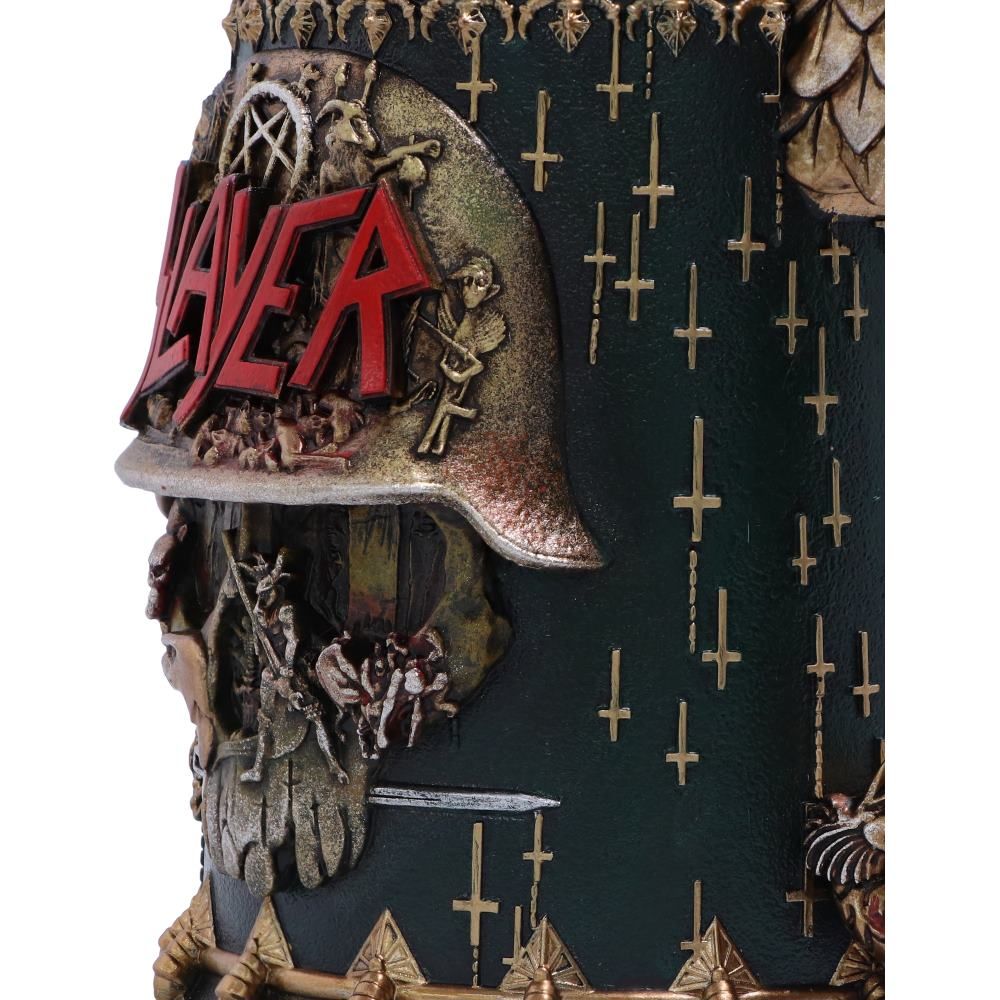Slayer Eagle Helmet Skull Logo Tankard - Shop Tankards At Gift Moments - 7