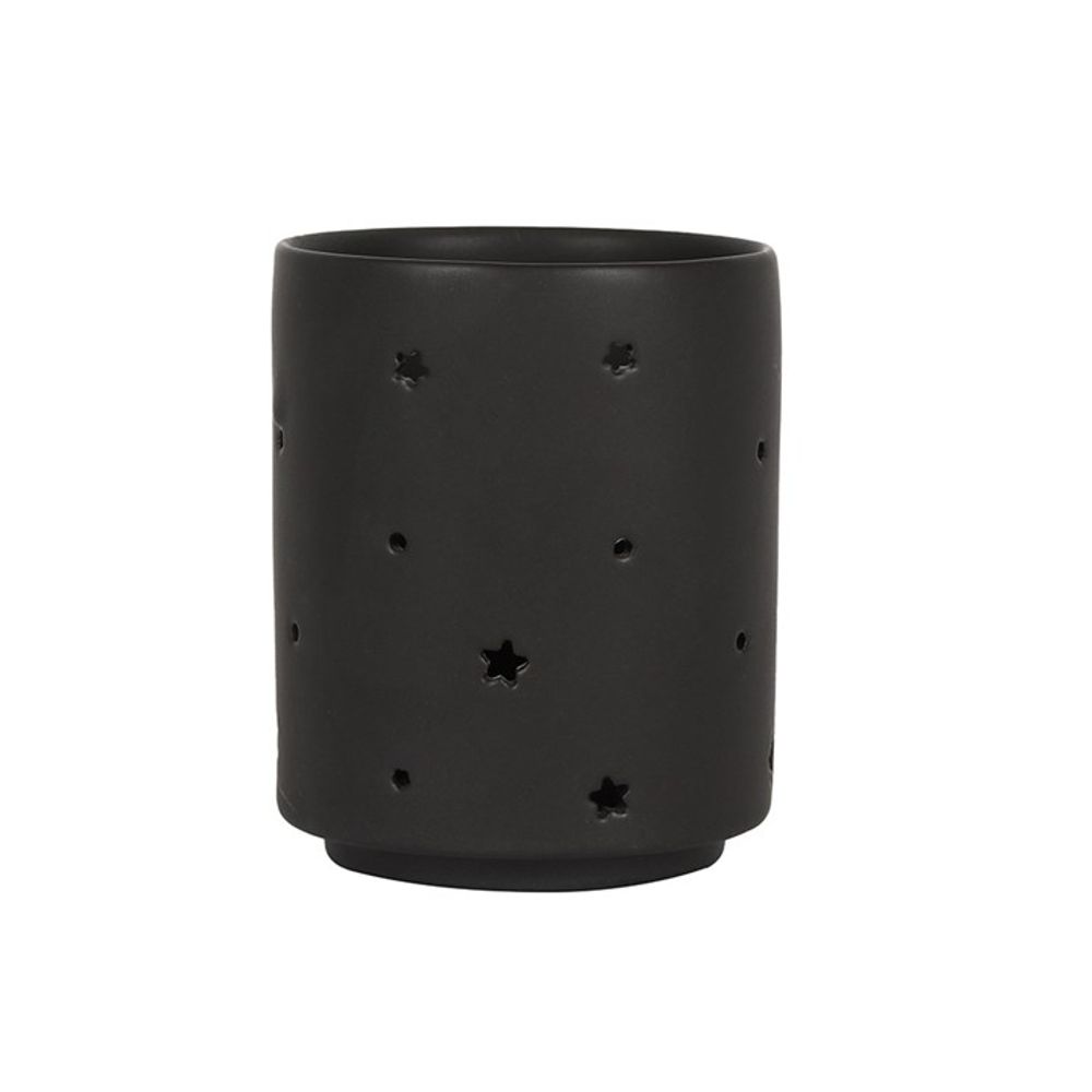 Small Black Triple Moon Cut Out Tealight Holder: 3 - Candle Holders By Gift Moments