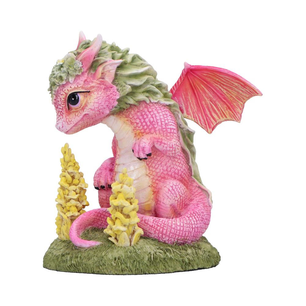 Snapdragon Flower Dragon Figurine: 3 - Figurines Small (Under 15cm) By NN Designs