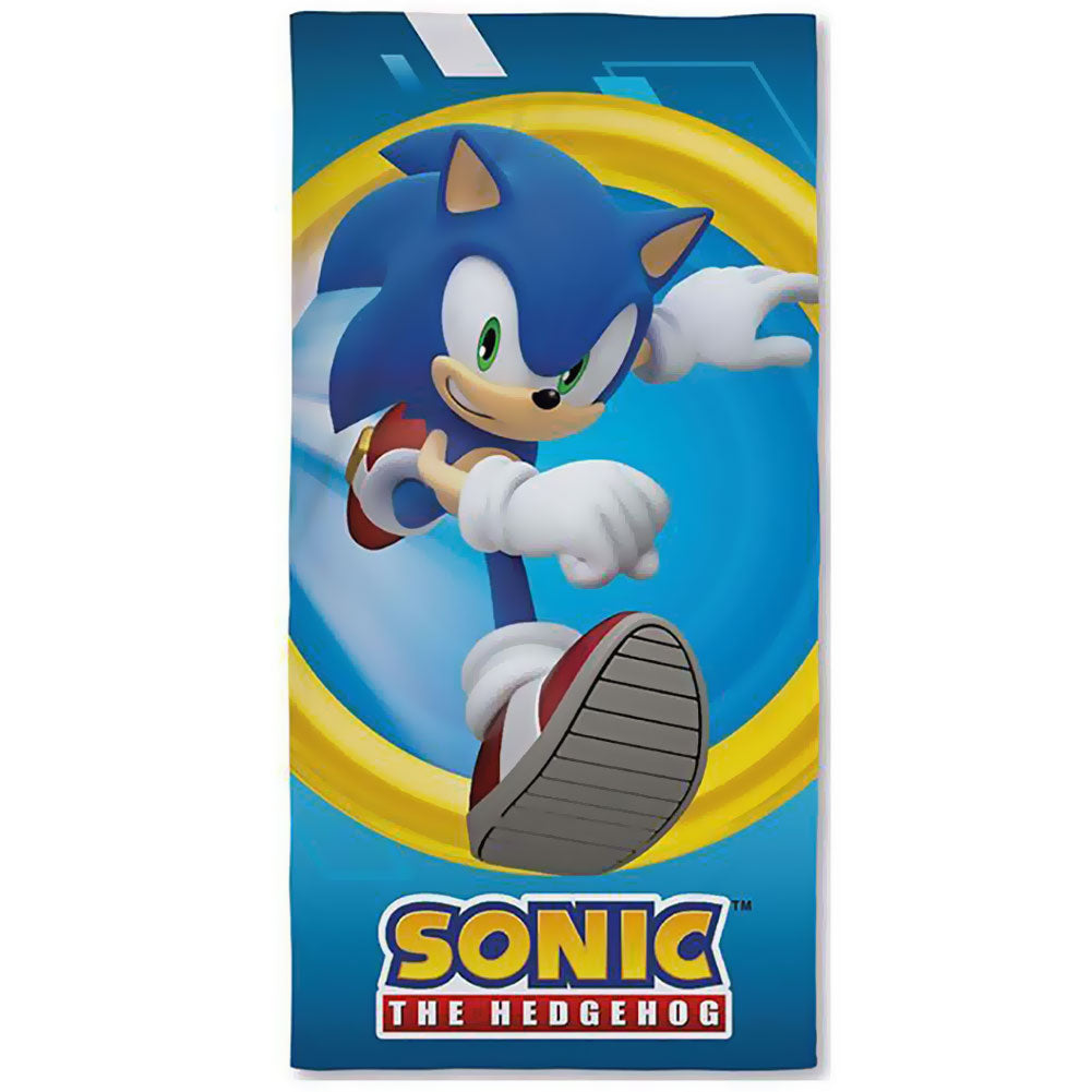 Sonic The Hedgehog Towel - Shop Towels At Gift Moments - 1