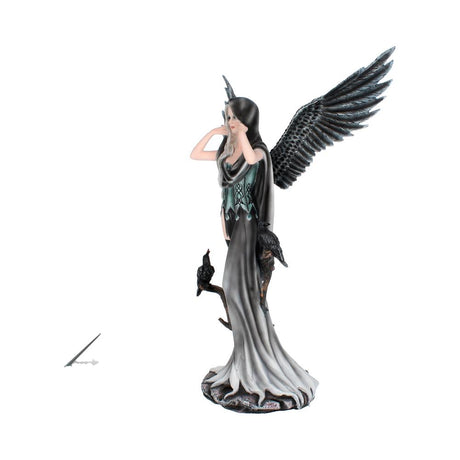 Sorrel Large Dark Angel Fairy and Raven Figurine: 3 - Figurines Extra Large (Over 50cm) By Gift Moments