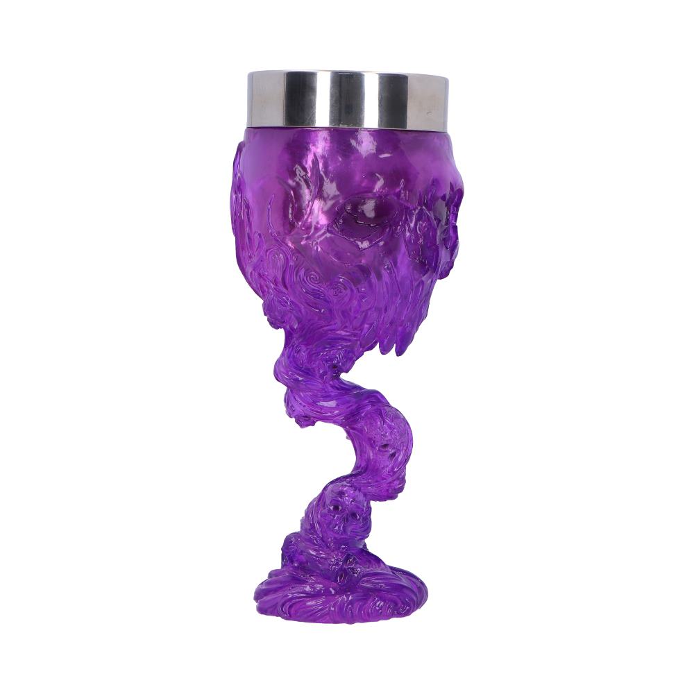 Soul Spirit Clear Purple Skull Goblet: 5 - Goblets & Chalices By NN Designs