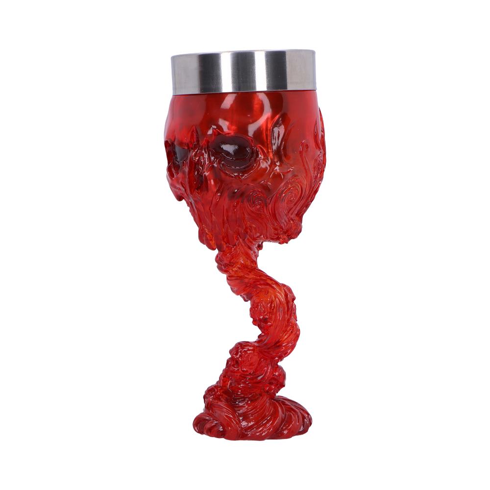 Soul Spirit Clear Red Skull Goblet: 3 - Goblets & Chalices By NN Designs