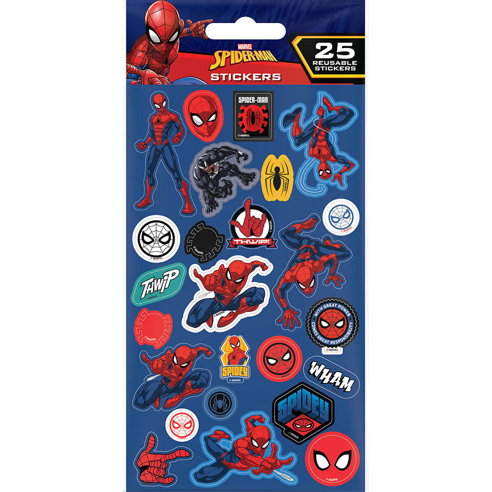 Spider-Man Paper Sticker Sheet - Shop Stickers At Gift Moments - 1