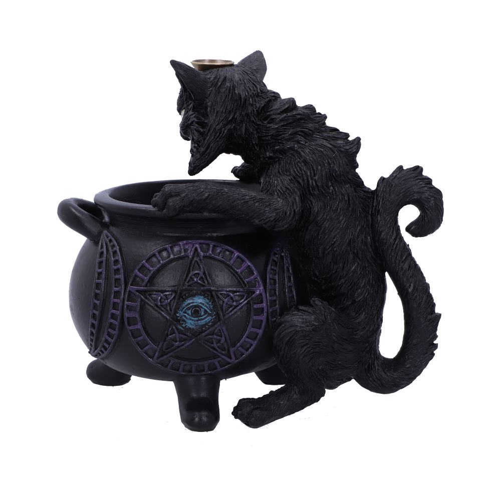 Spite’s Cauldron Gothic Backflow Incense Burner 16.3cm: 4 - Incense Holders By Gift Moments