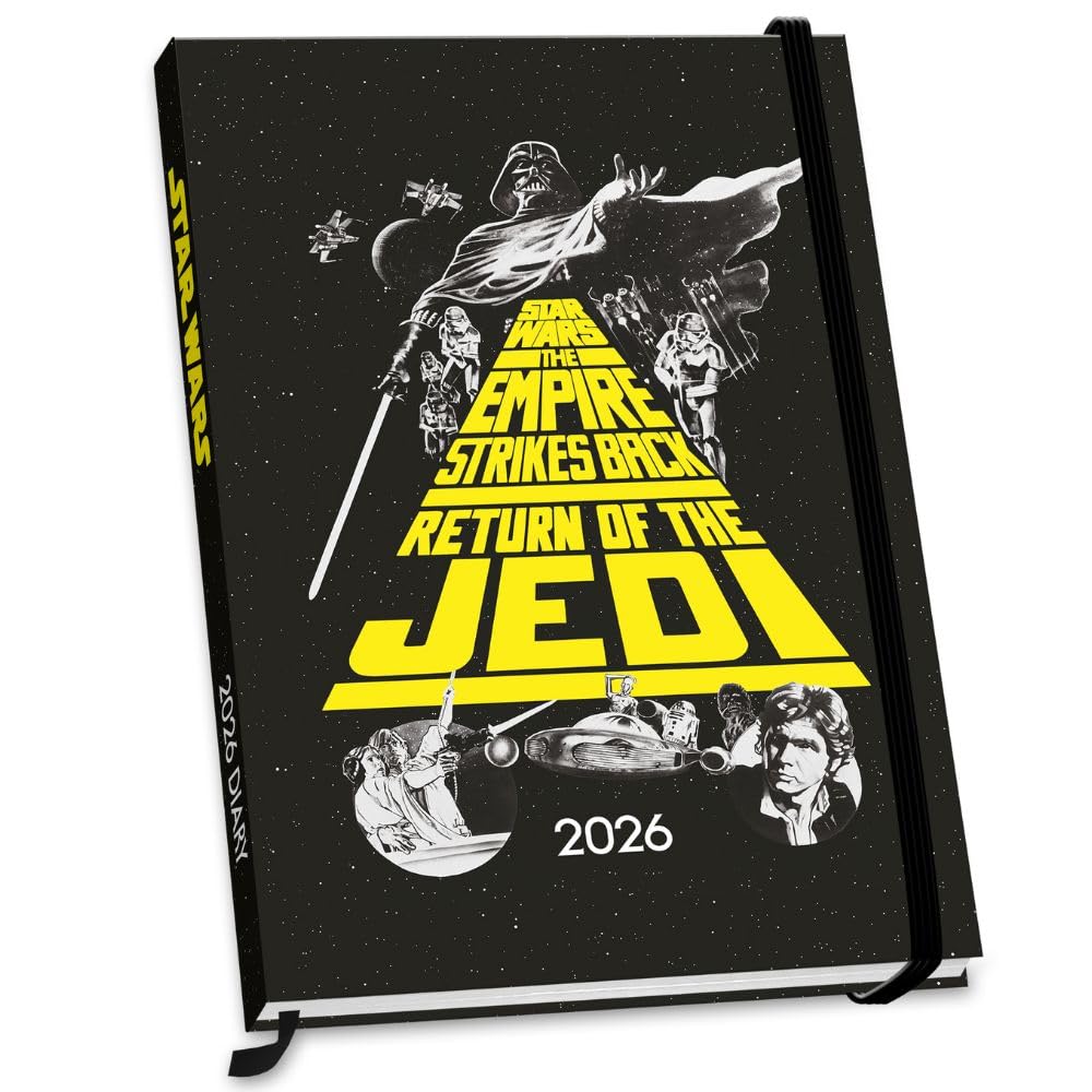 Star Wars A5 Diary 2026: 1 - Diaries By Star Wars