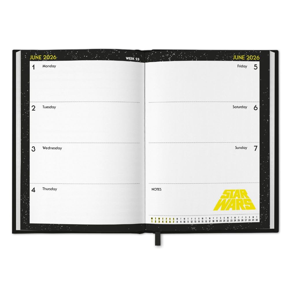 Star Wars A5 Diary 2026: 3 - Diaries By Star Wars