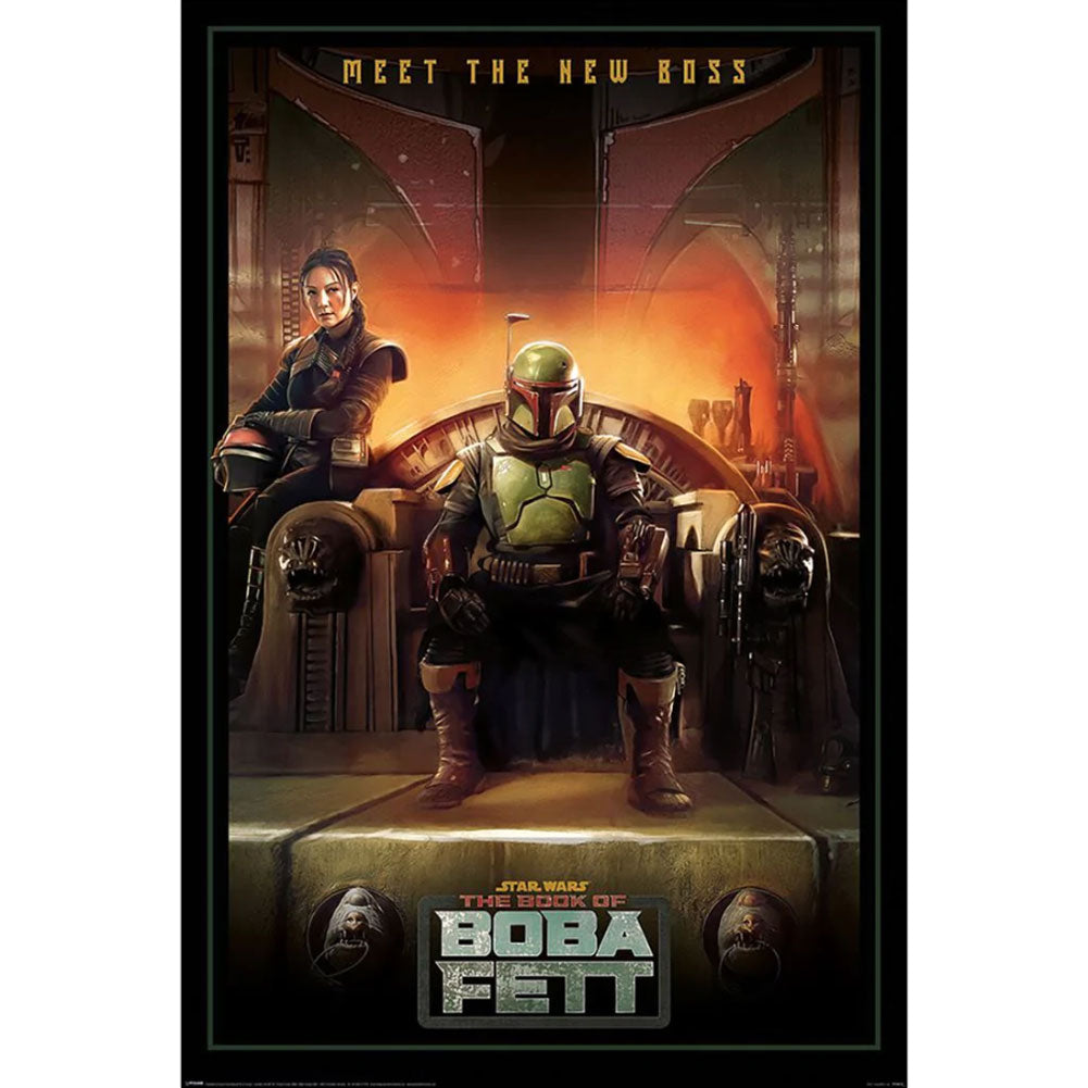 Star Wars: The Book of Boba Fett Poster Dark 281: 1 - Posters By Star Wars: The Book of Boba Fett