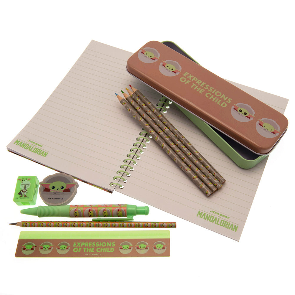 Star Wars: The Mandalorian Bumper Stationery Set - Shop Pencil Cases & Sets At Gift Moments - 1