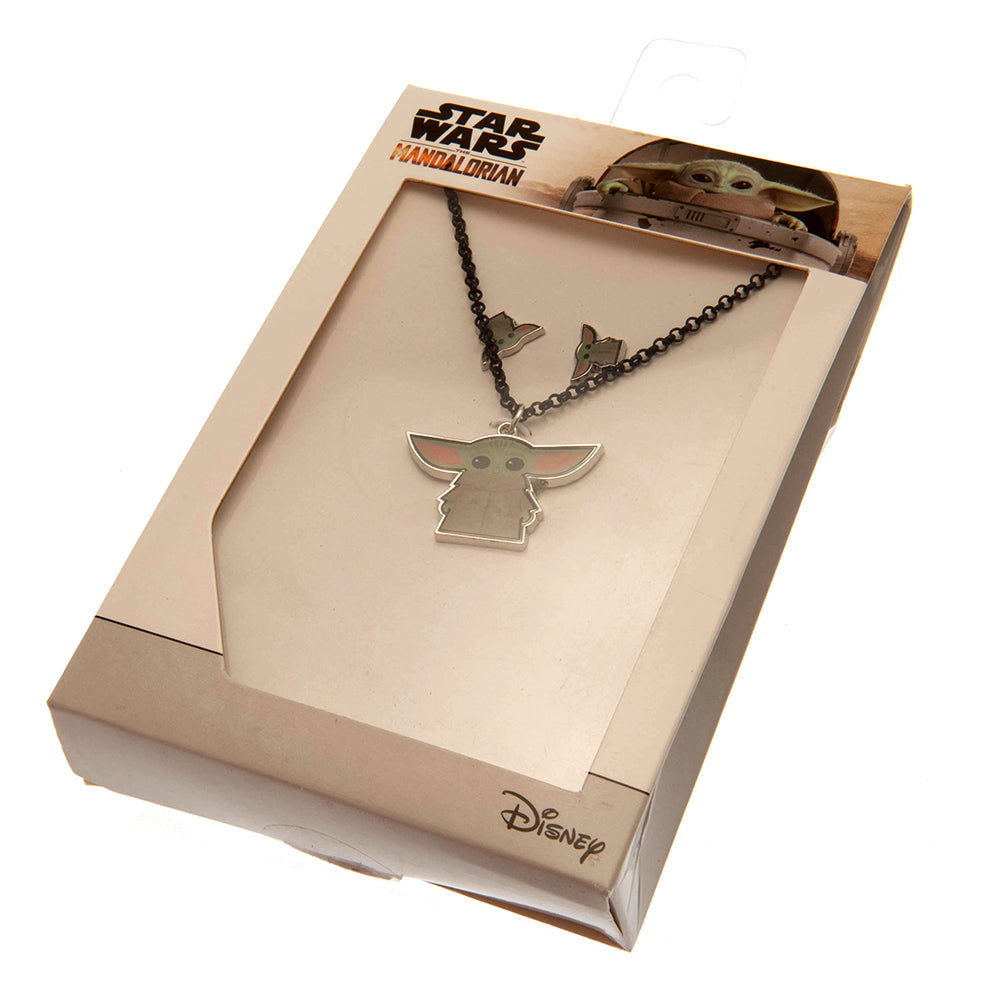 Star Wars: The Mandalorian Fashion Jewellery Necklace & Earring Set - Shop Jewellery At Gift Moments - 4