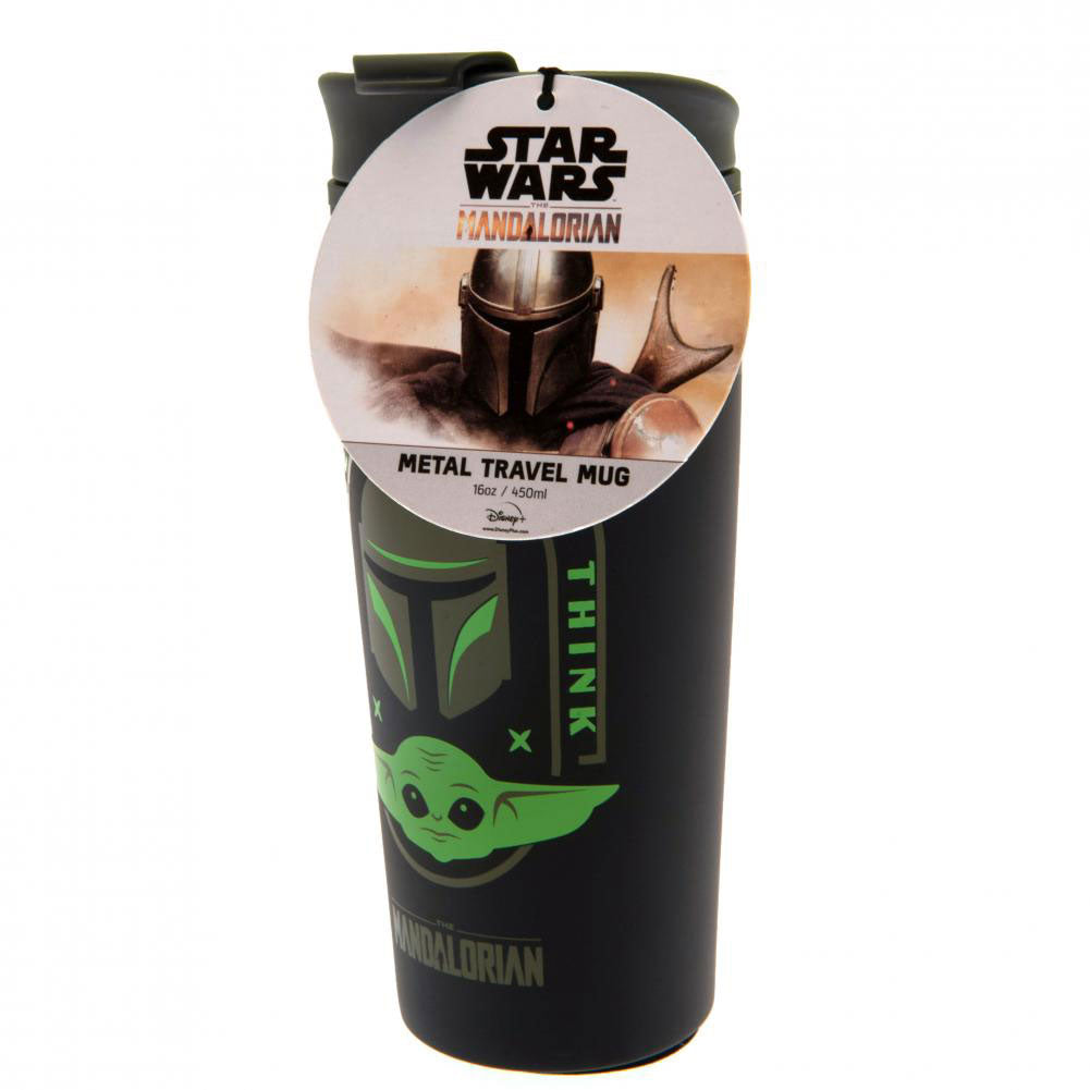 Star Wars: The Mandalorian Metal Travel Mug: 4 - Mugs By Star Wars: The Mandalorian