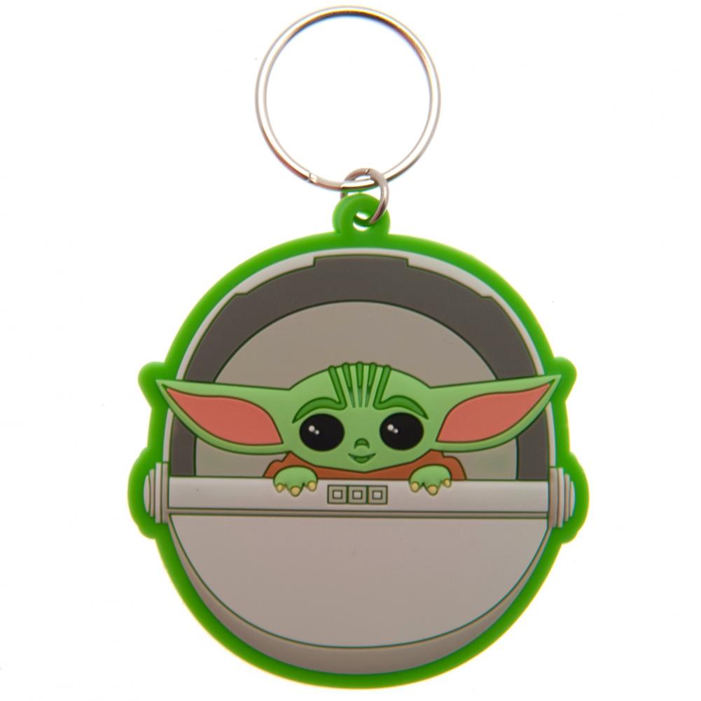 Star Wars: The Mandalorian Grogu PVC Keyring: 1 - Keyrings By Star Wars: The Mandalorian