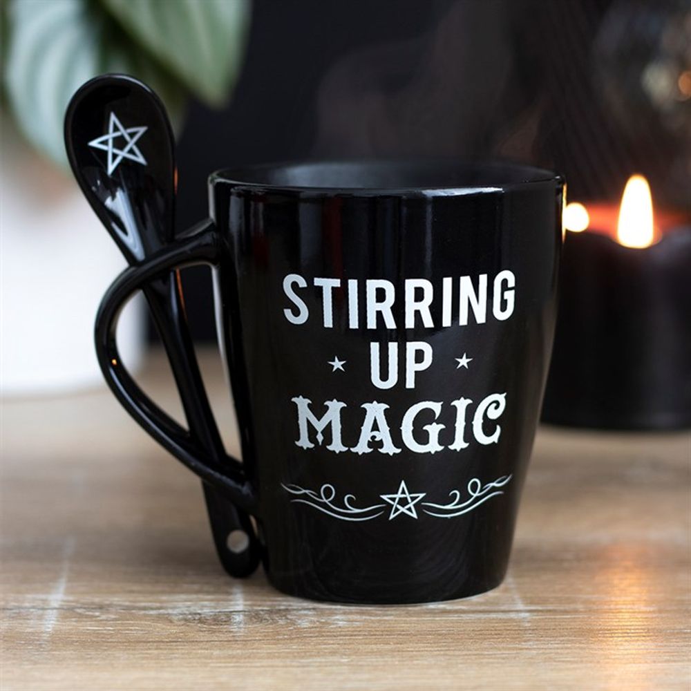 Stirring Up Magic Mug and Spoon Set: 1 - Mugs By Gift Moments
