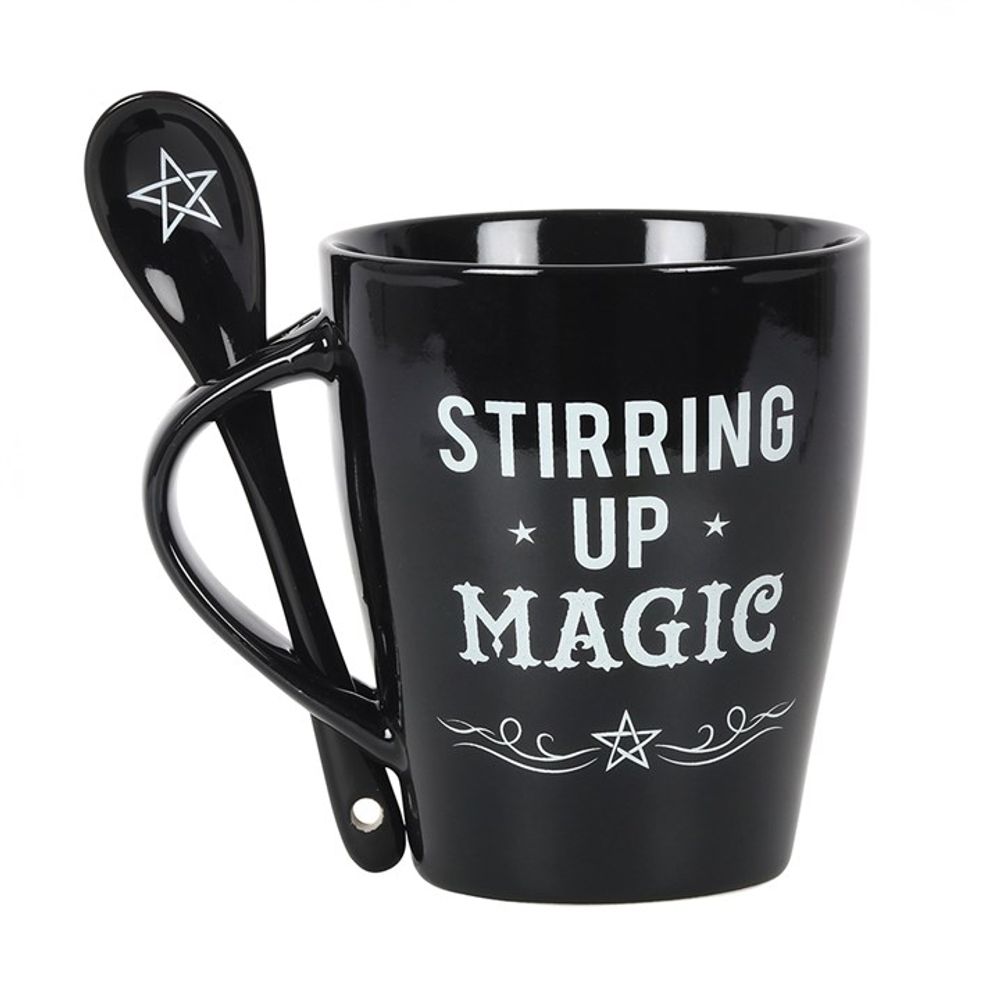 Stirring Up Magic Mug and Spoon Set: 2 - Mugs By Gift Moments