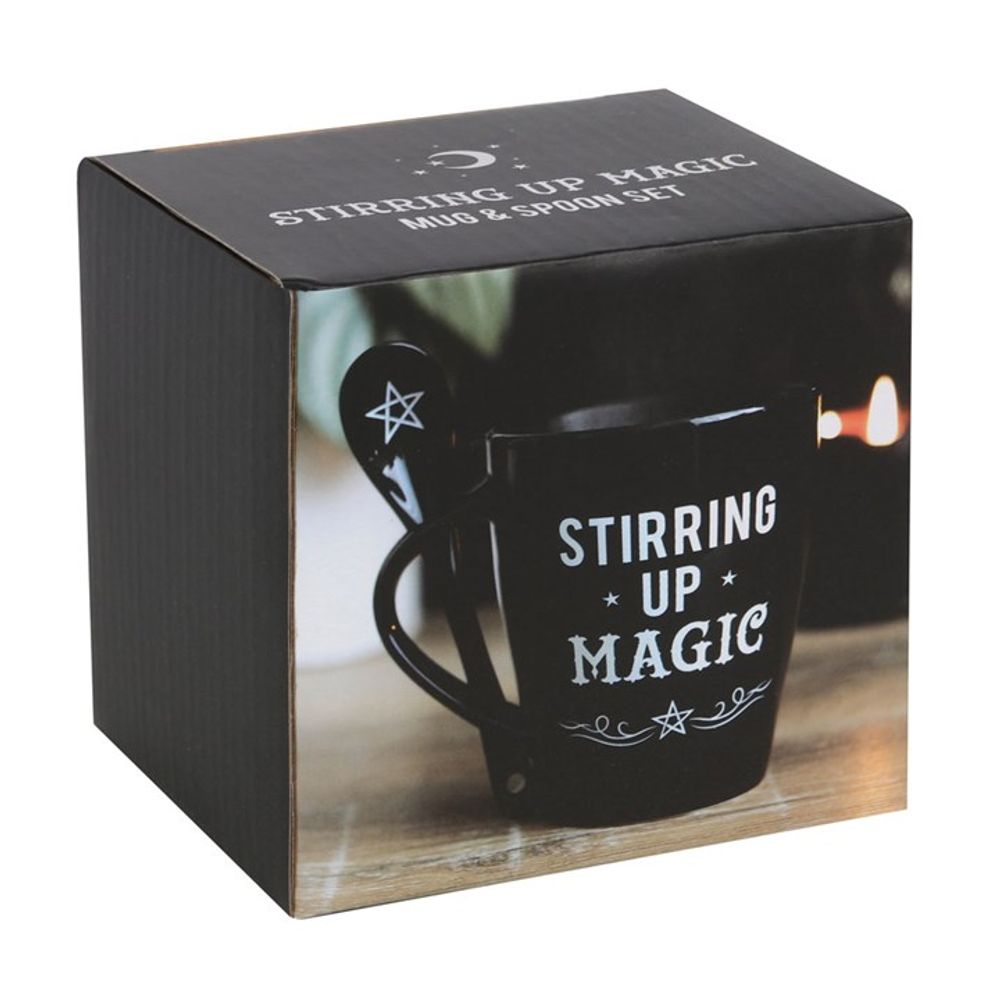 Stirring Up Magic Mug and Spoon Set: 5 - Mugs By Gift Moments