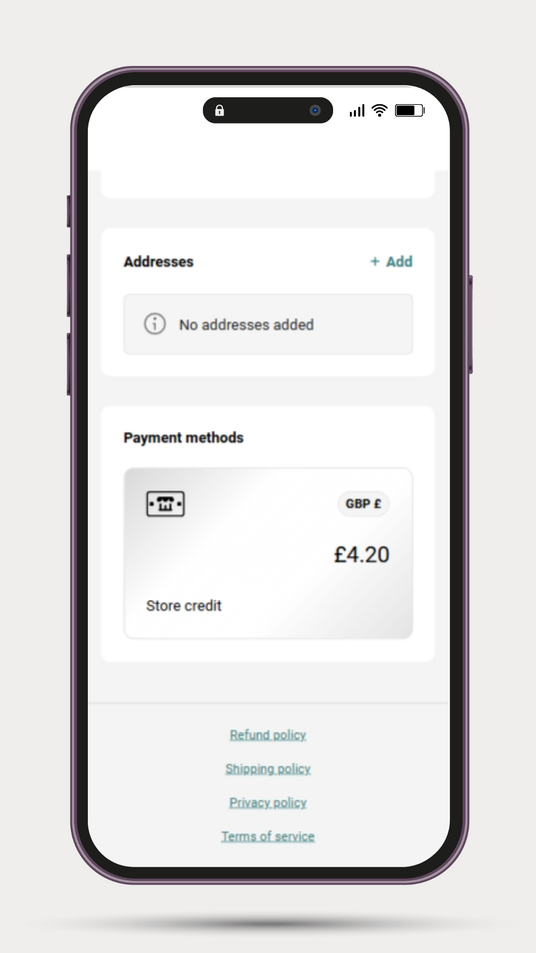 check your store credit balance