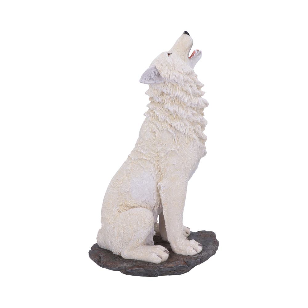 Storms Cry Howling White Wolf Figure 41.5cm: 5 - Figures & Collectables By Gift Moments