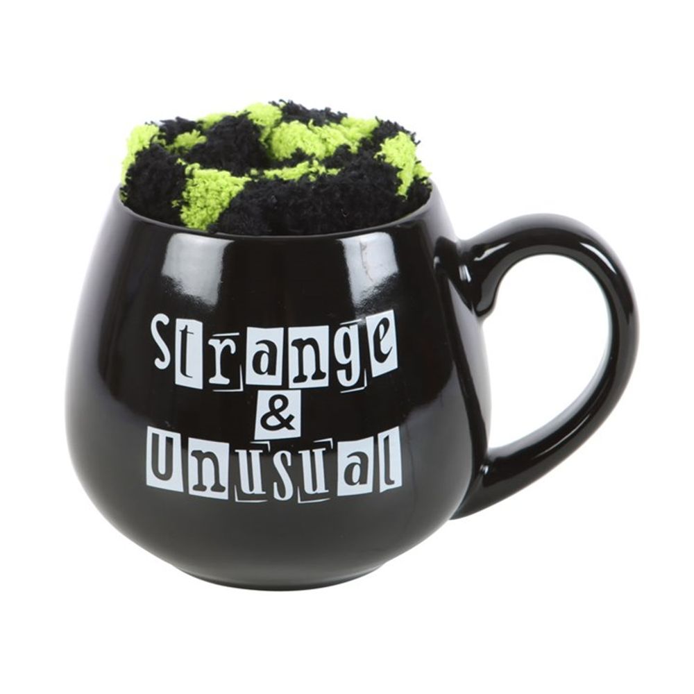 Strange & Unusual Mug and Socks Set: 3 - Mugs By Gift Moments