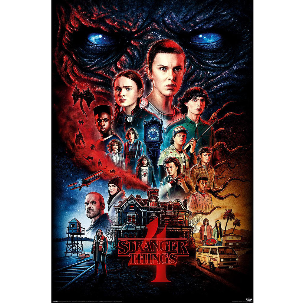 Stranger Things 4 Poster Vecna 196: 1 - Posters By Stranger Things