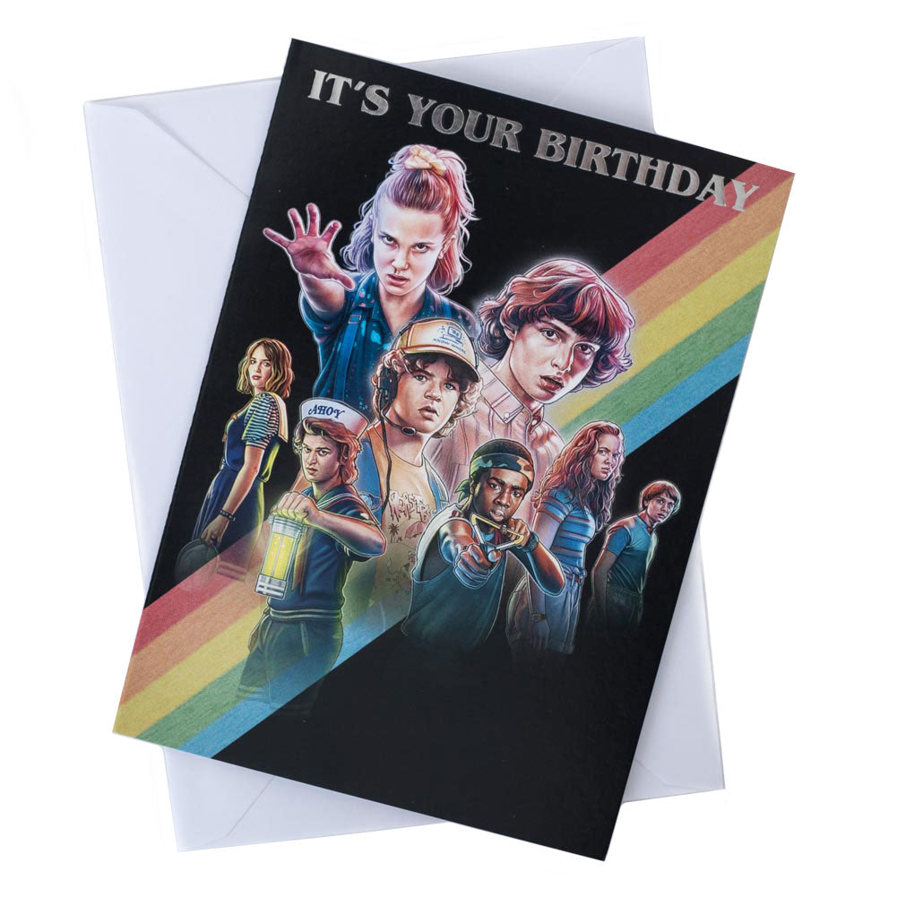 Stranger Things Birthday Card: 1 - Greeting Cards By Stranger Things