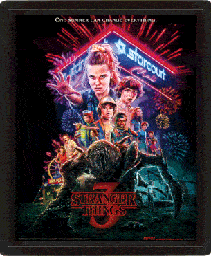 Stranger Things Summer Of 85 Framed 3D Picture: 1 - Wall Art By Stranger Things