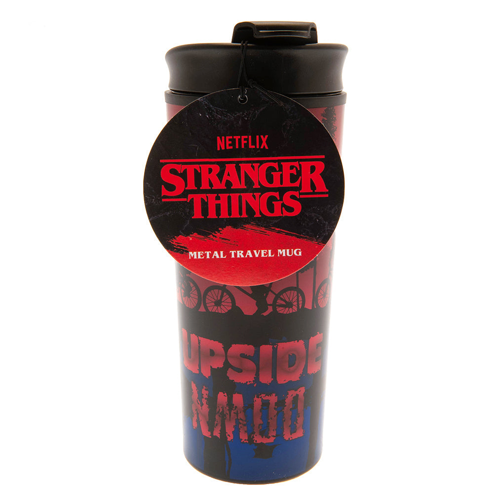 Stranger Things Metal Travel Mug: 3 - Mugs By Stranger Things