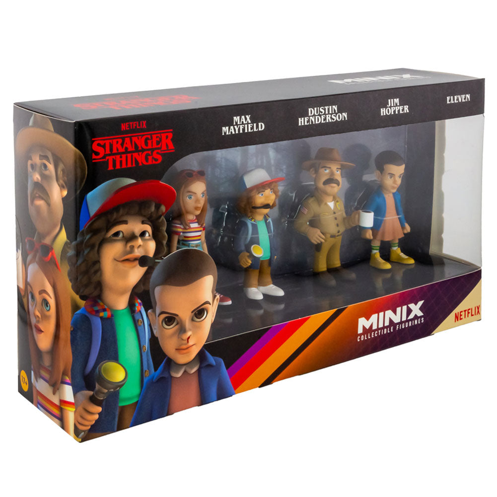 Stranger Things MINIX Figures 7cm 4pk: 7 - Figures & Collectables By Stranger Things