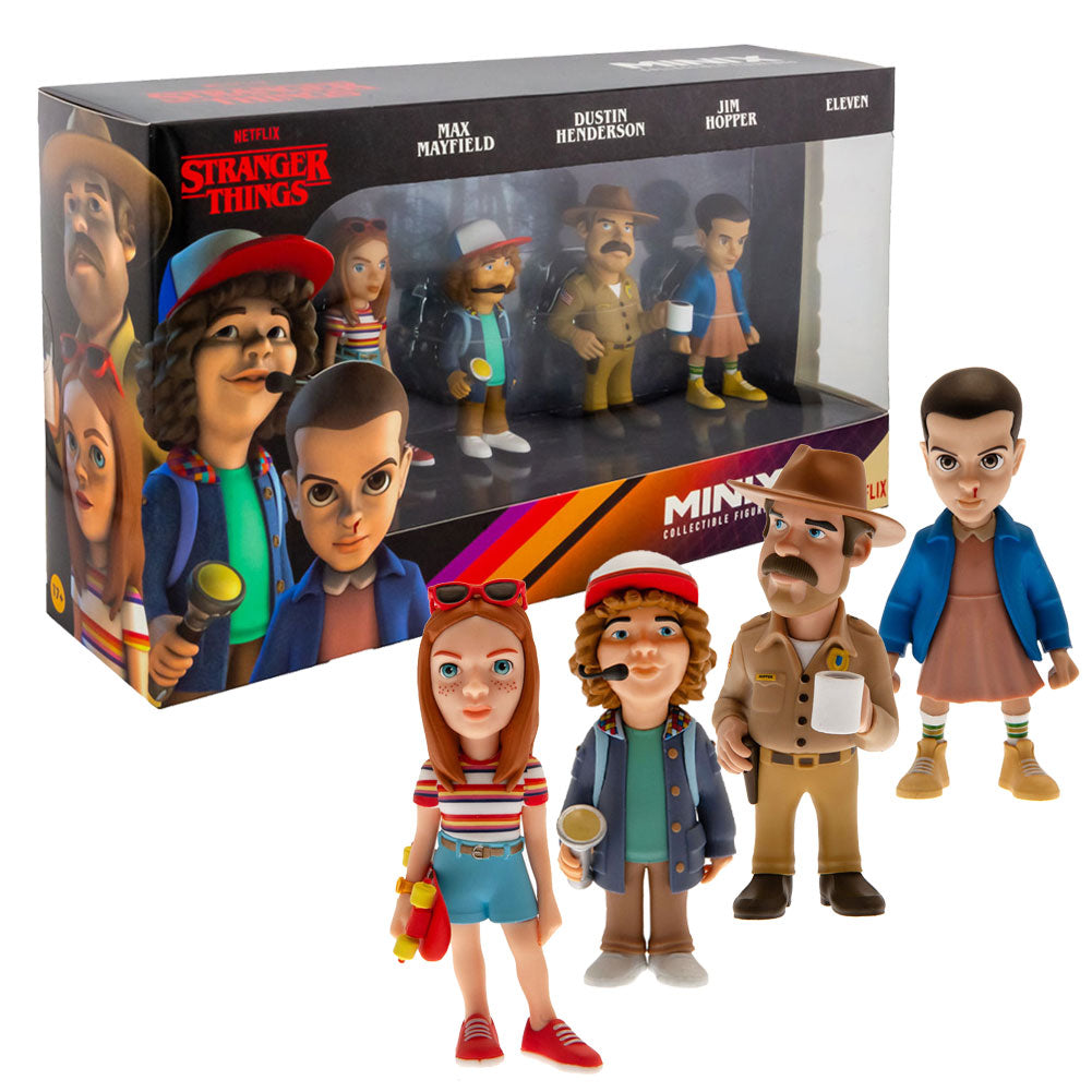 Stranger Things MINIX Figures 7cm 4pk: 1 - Figures & Collectables By Stranger Things