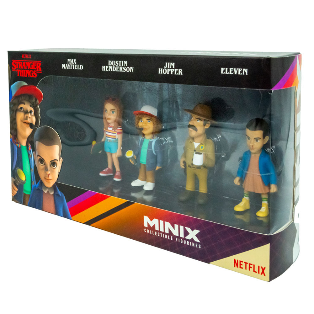 Stranger Things MINIX Figures 7cm 4pk: 6 - Figures & Collectables By Stranger Things